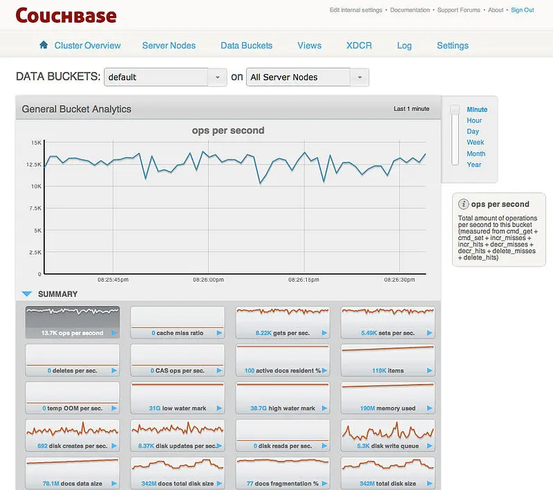 Couchbase dynamic information design.