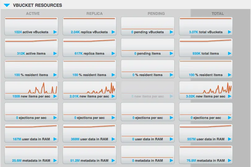 Couchbase dynamic information design.